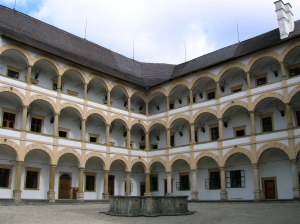 Arcades of Velke Losiny Chateau 2