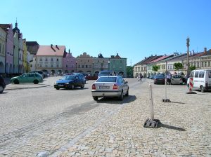 The main square of the town