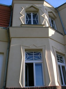 Windows of the Bauer Villa