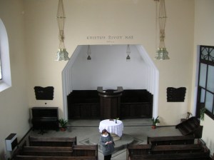Evangelist church interior