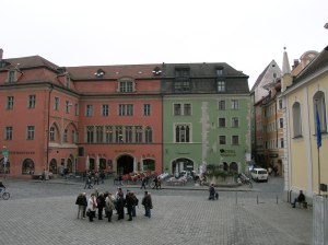 The Hotel Kaiserhof across from the cathedral