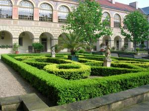 The picturesque courtyard