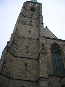 A tower of the Cathedral of Saint Bartholomew
