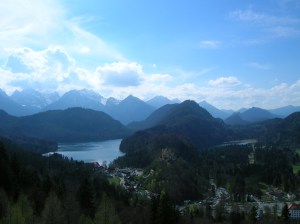 The view from Neuschwanstein Castle