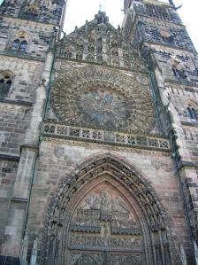 The facade of St. Lawrence's Church