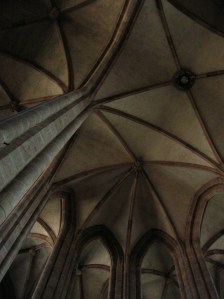 The magnificent vaulting at St. Sebald's Church