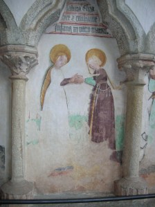 Wall painting at St. Wenceslas Chapel 