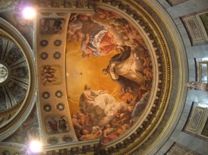 The ceiling of St. Dominic's Basilica