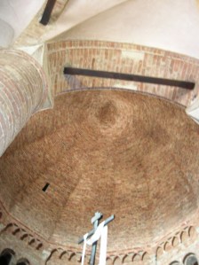 The ceiling at the Basilica of Santo Stefano