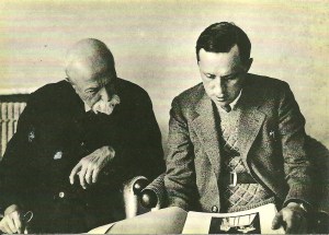 Tomáš Garrigue Masaryk and Karel Čapek