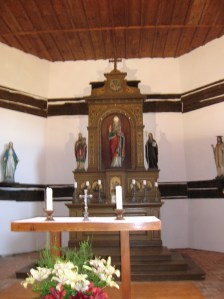 The main altar of the Church of Saint Nicholas in Veliny