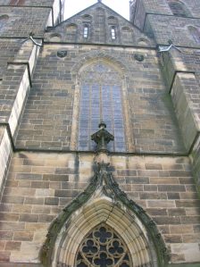 The exterior of the Church of Saint Lawrence