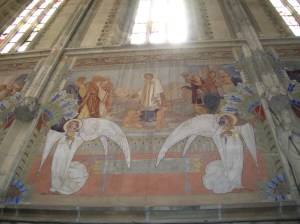 The Secession wall paintings in the Church of Saint Lawrence