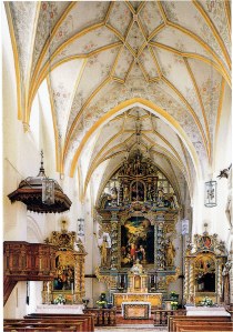 Church interior on Ladies' Island