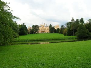 Lednice Chateau from the park