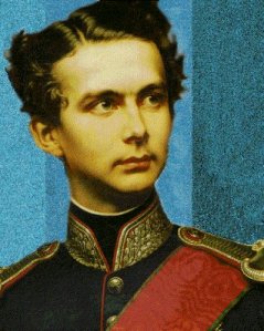 A young King Ludwig II of Bavaria